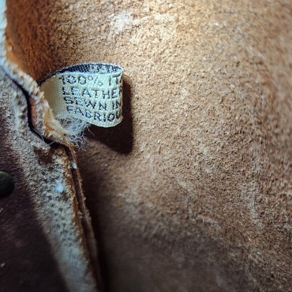 Patricia Nash Vasto Style Italian Leather Drawstring Backpack - Picture 5 of 8